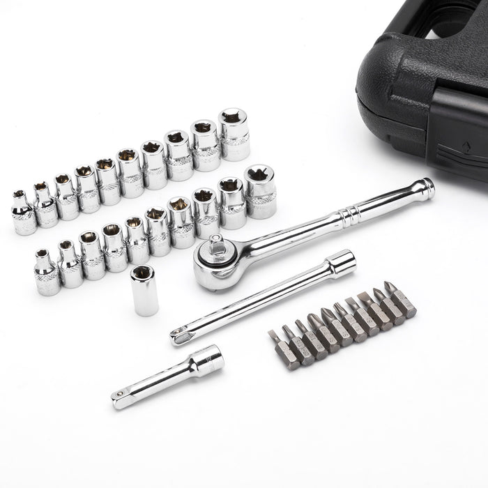 MAXPOWER 35pc 1/4"Dr. socket wrench set