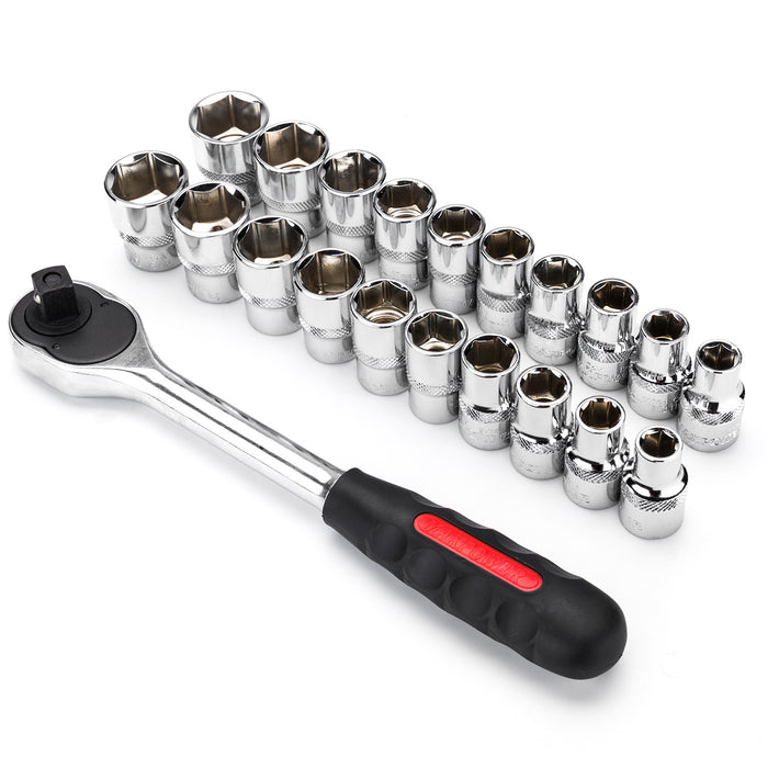 MAXPOWER 21-Piece 1/2-inch Drive Socket Wrench Set