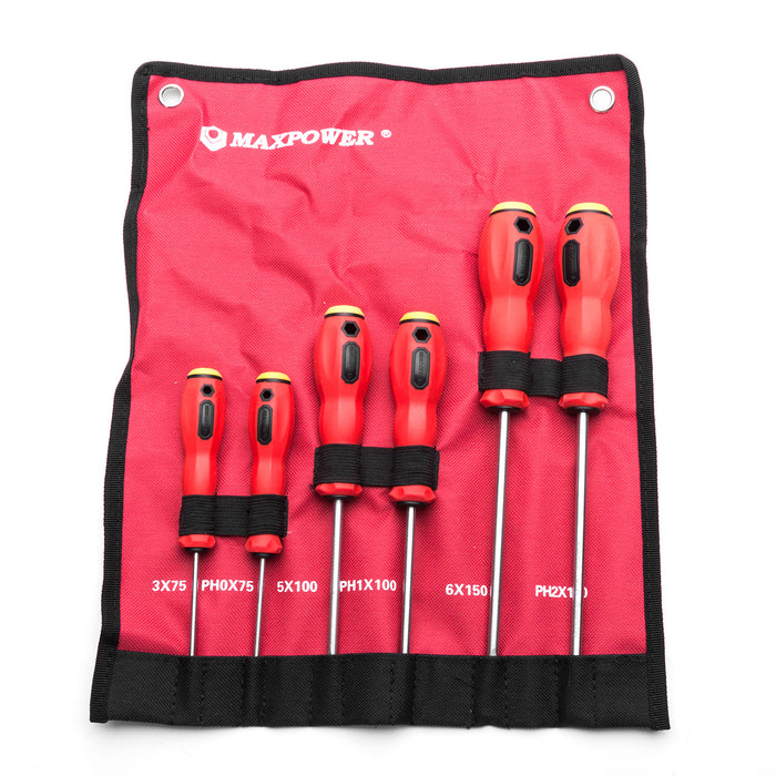 MAXPOWER Phillips and Slotted Screwdriver Set