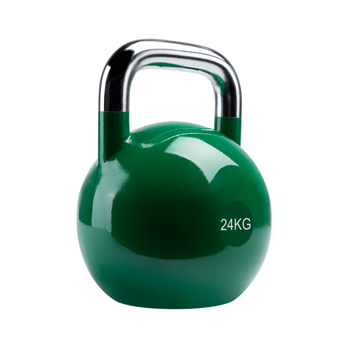 VENTRAY HOME 24kg/52.9lbs Cast Iron Fitness Kettlebell, Green