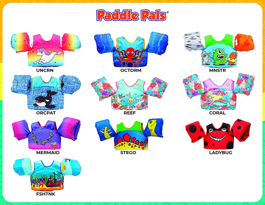 Body Glove Paddle Pals Learn to Swim Life Jacket-Monster
