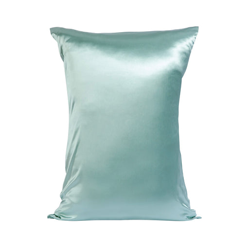 Natural Silk Pillowcase Queen Size - Light Green