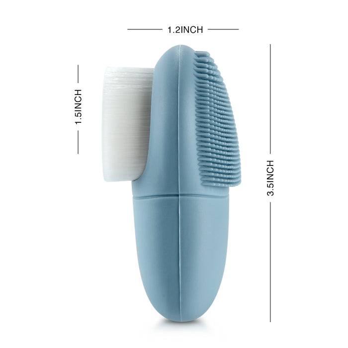 Rejuuv Rejuuv 2 in 1 Facial Cleansing Brush Green