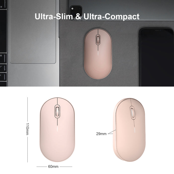 XIAOMI M15C Dual Mode Wireless Bluetooth Mouse, Pink