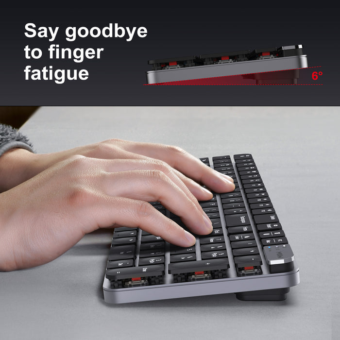 XIAOMI K10 Dual-mode Low-profile Red Switch Mechanical Keyboard