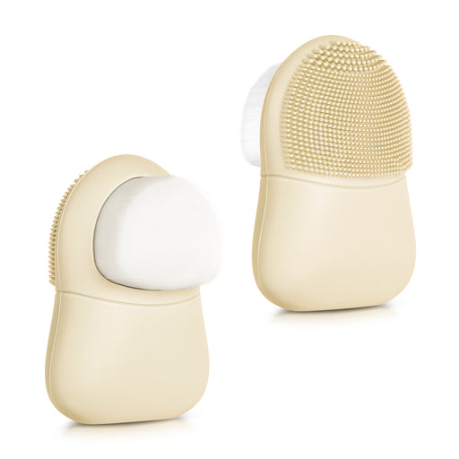 2 in 1 Facial Cleansing Brush Yellow