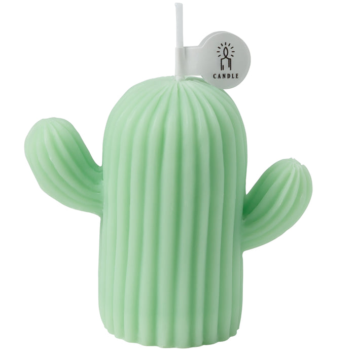 Rejuuv Cactus Shaped Scented Candle with English Pear and Freesia Fragrance
