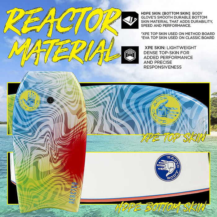 Body Glove Reactor Bodyboard (Triple Color)