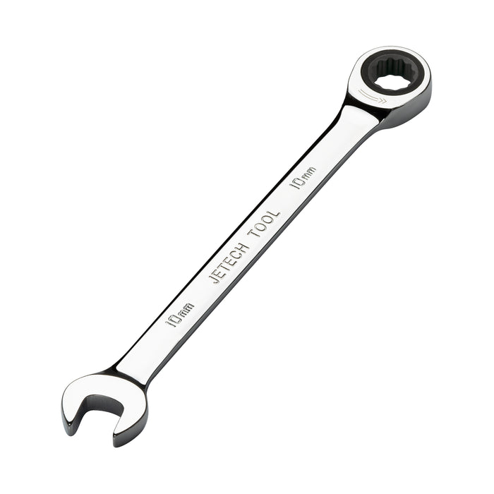Jetech 10mm Ratcheting Combination Wrench, Metric, 10 Pack