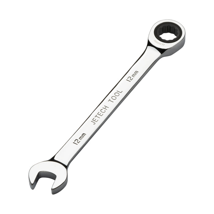 Jetech 12mm Ratcheting Combination Wrench, Metric, 10 Pack