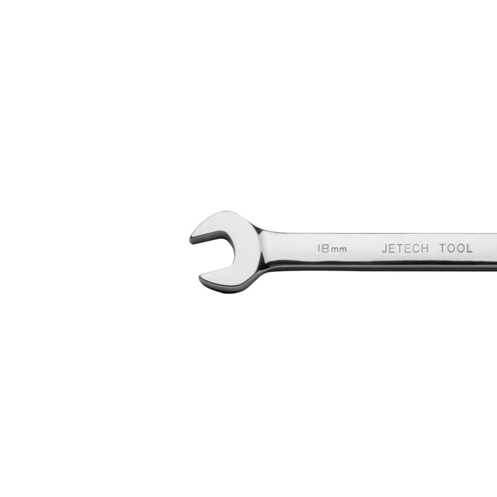 Jetech 18mm Ratcheting Combination Wrench, Metric, 10 Pack