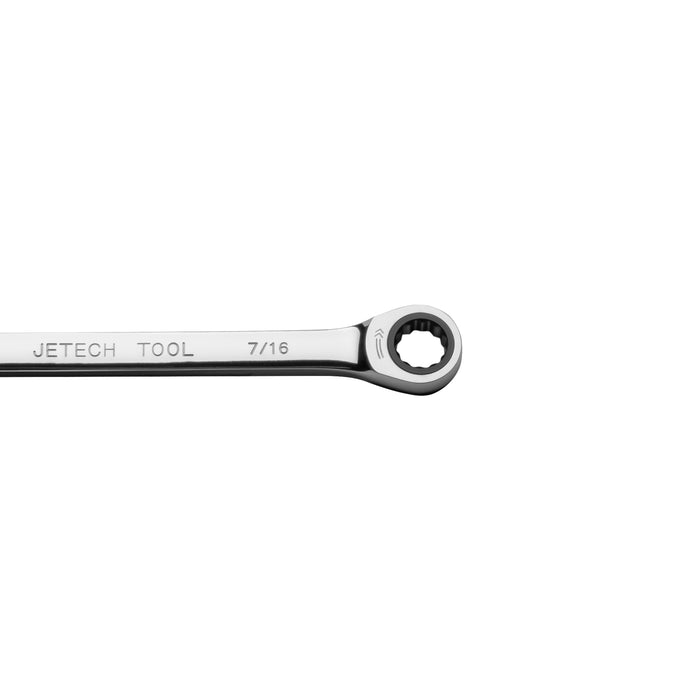 Jetech 7/16 Inch Ratcheting Combination Wrench, SAE, 10 Pack