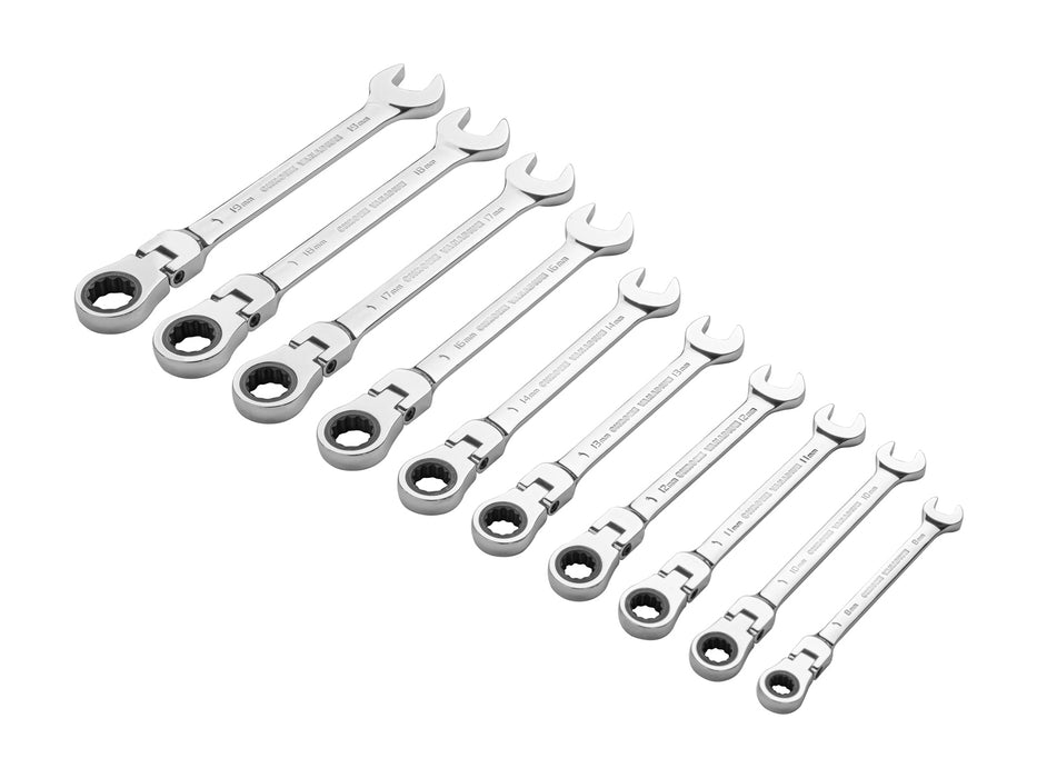 10pc Flexible Gear Wrench Set