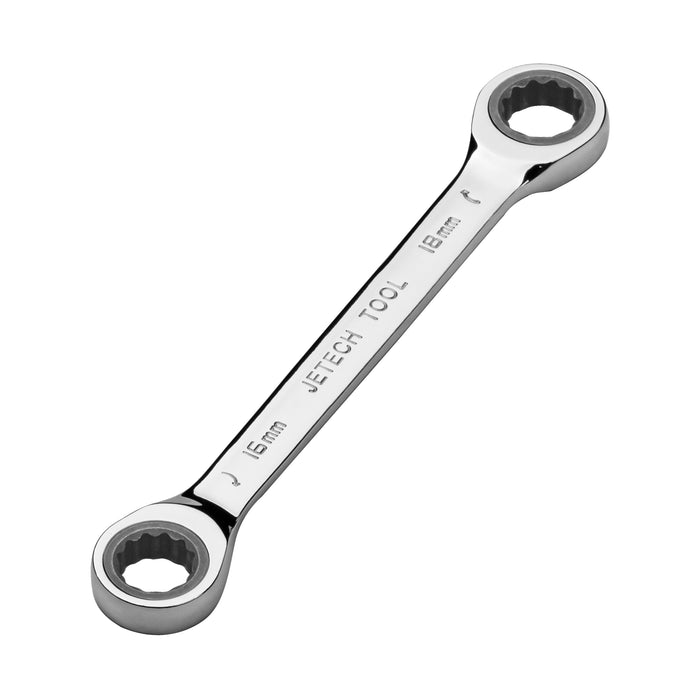 Double Box End Ratchet Wrench 16x18mm