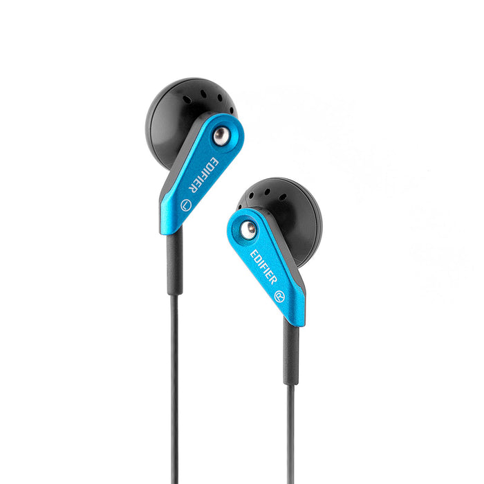 Edifier H185 Headphones Hi-Fi Classic Earbud Style Earphones - Blue