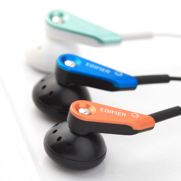 Edifier H185 Headphones Hi-Fi Classic Earbud Style Earphones - Gold