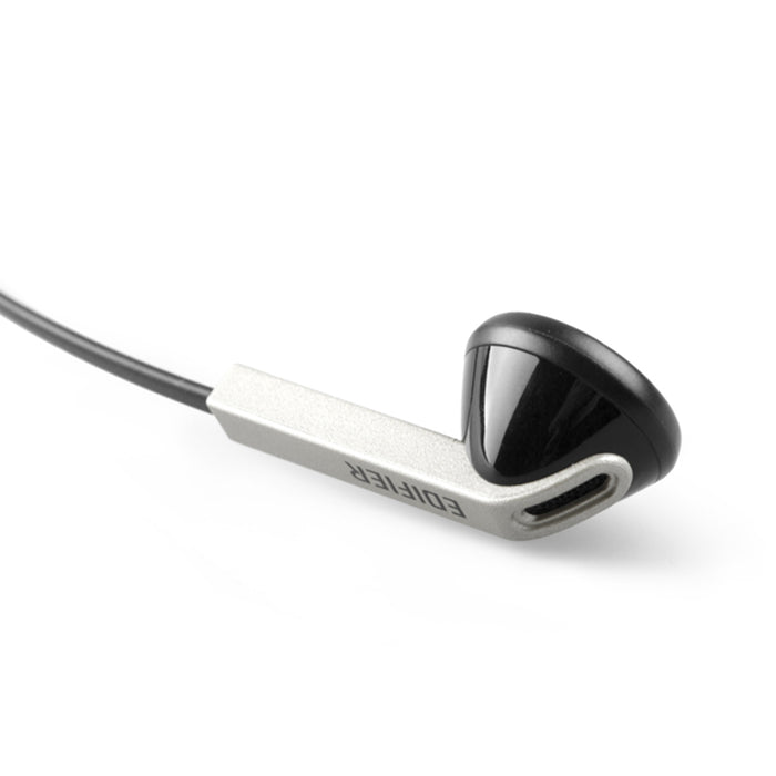 Edifier H190 Premium Earbuds - Classic Style Earbud Headphones - Black