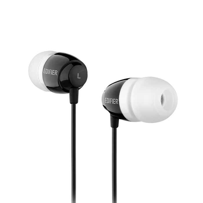 Edifier H210 In-ear Headphones - Hi-Fi Stereo Earbuds Headphone - Black