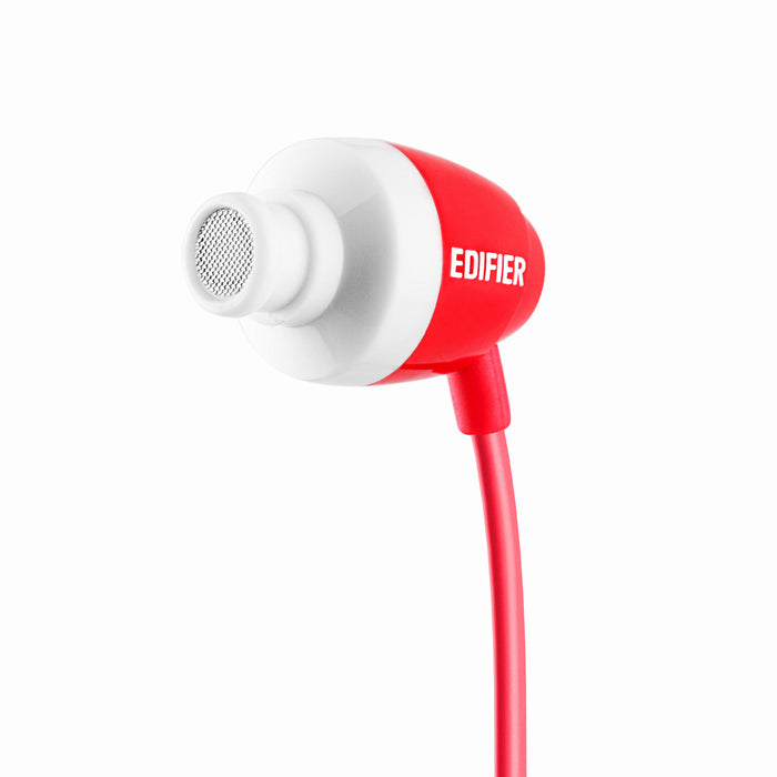 Edifier H210 In-ear Headphones - Hi-Fi Stereo Earbuds Headphone - Red