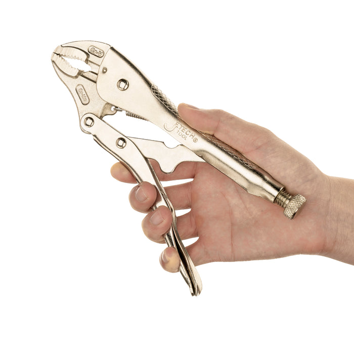 Jetech Locking Pliers with Curved Jaws, 10 Inch (250mm), 10 Pack