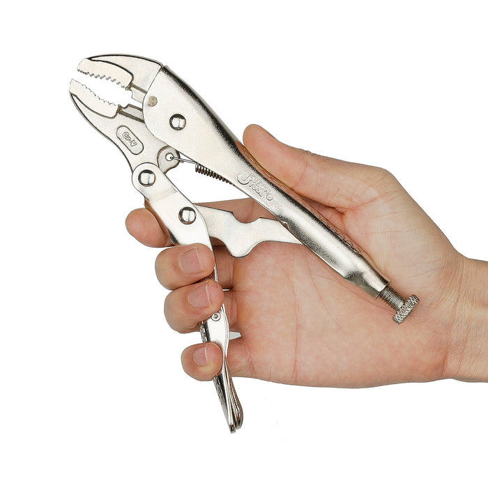 Jetech Locking Pliers with Curved Jaws, 7 Inch (180mm)