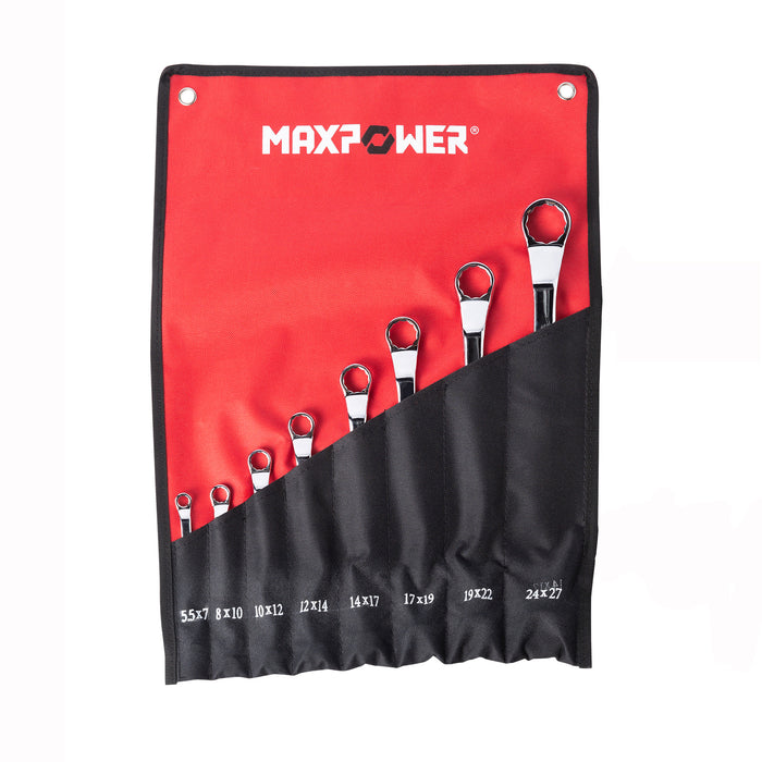 MAXPOWER - 8pc Double Box Spanner Set