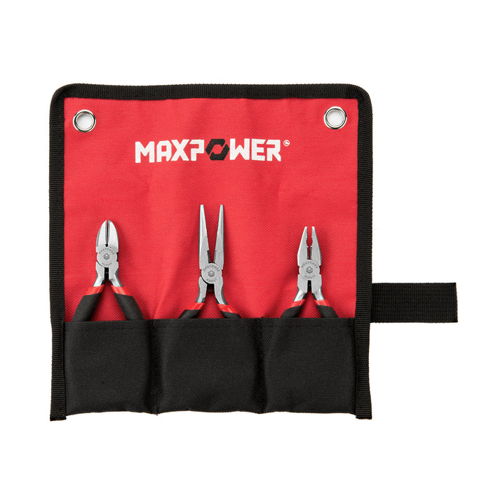 MAXPOWER 3PCS Mini Pliers Set