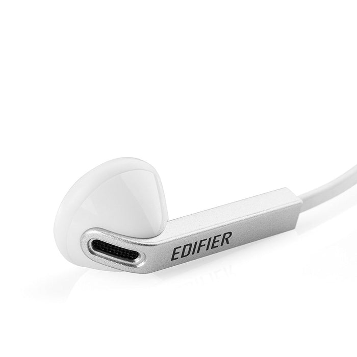 Edifier P190 Premium Earbuds Computer Headset - Hi-Fi Classic Earbud Headphones - White