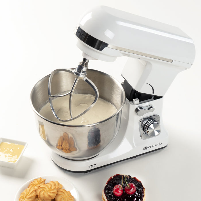 (Certified Refurbished) Ventray MK37 Stand Mixer White