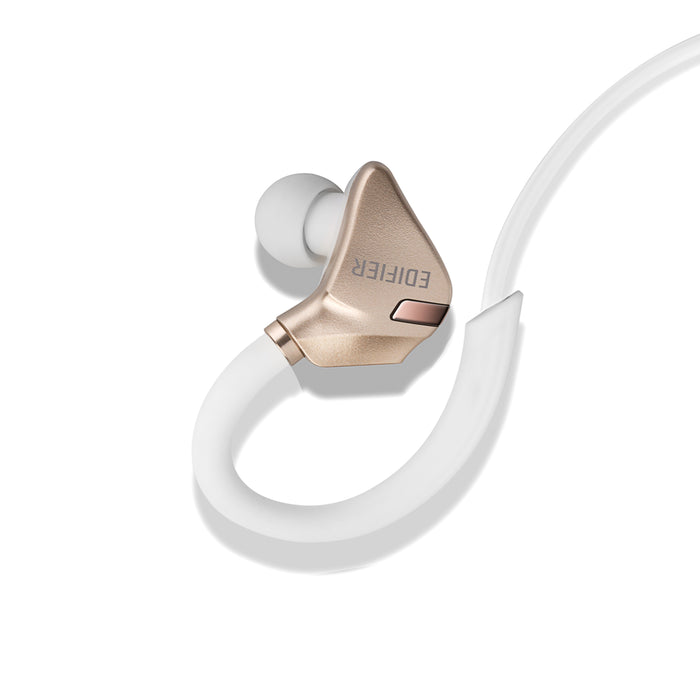 Edifier W296BT Bluetooth Water Resistant Sports In-Ear Earphones - White