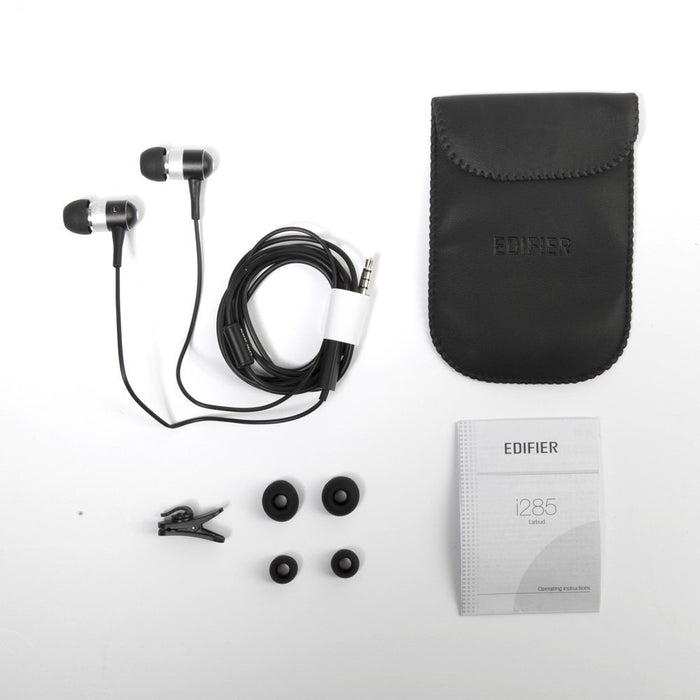 Edifier i285 headphones headset for iPhone - 3.5mm Hi-fi Earphone IEM - Black