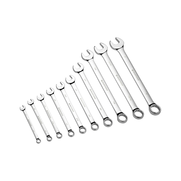 10pcs SAE Combination Wrench Set